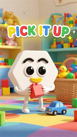 🧹 Clean! Clean! Clean! | Shape Friends Clean Up Song