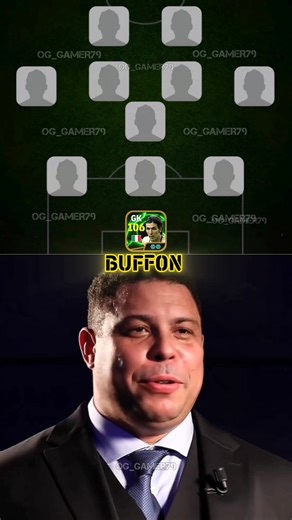 Ronaldo Nazario Picked His Ultimate Dream XI 😱🔥 #efootball2024 #efootball2023