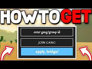 How To MAKE A GANG in Bridger Western! Roblox