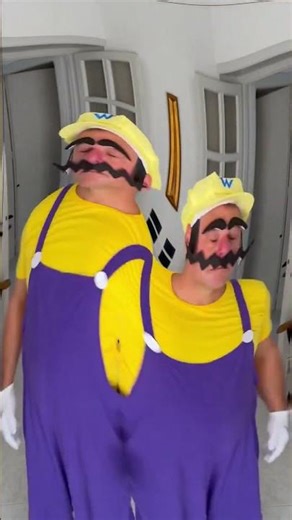 Wario in Real Life? The Craziest Wawabros Cosplay Ever! 🍄💨 #Wario #Cosplay #shorts