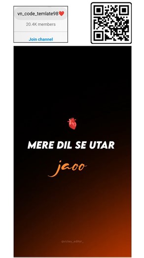 VN CODE EDITOR | Trending VN CODE 🔥USE THIS SOUND 👇 Step 1: Take a screenshot of this reel Step 2: Open VN Video editor app Step 3: Click on the scanner in... | Instagram