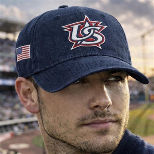 Embroidedred USA Baseball 2026 Washed Baseball Hat, Vintage Sports Style, Adjustable Hats - Etsy Canada