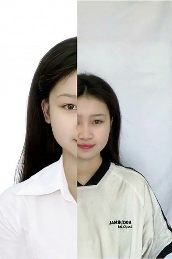Ghép ảnh thẻ nền trắng #photoshop #ghepanh