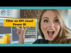 Filter on KPI visual - Power BI