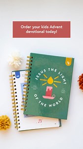 Jesus, the Light of the World is intended to help kids ages 6-12 experience God’s peace in the midst of the Christmas season and learn more about the reason for his presence. Get your copy before Advent begins! https://bit.ly/46UqetW | First15 | Facebook