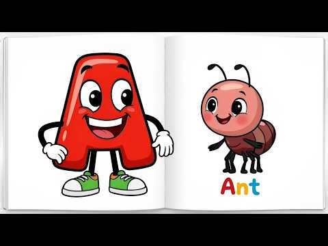 ABC Magic Book | Full Alphabet 3D Kids Animation A–Z