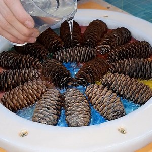 Crafting Time, Vibrant Resin and Cones Clock | DIY & Crafts