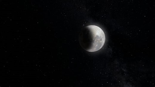 Lunar Eclipse, Moon, Space. Free Stock Video