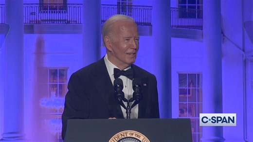 President Biden remarks at the 2024 White House Correspondents' Dinner. Watch the complete video here: https://www.c-span.org/white-house-correspondents-dinner-2024 | C-SPAN