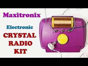 Maxitronix Crystal Radio Kit