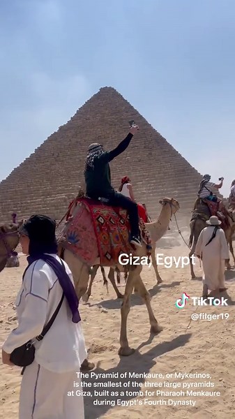 Explore the Pyramids of Giza in Egypt