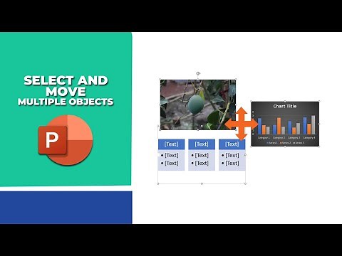 how to select and move multiple objects in PowerPoint