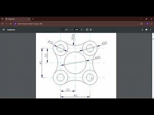 Solidworks : 2D - Exercice 1