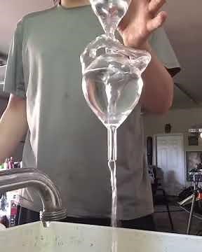 Premium glass vortex water restructuring funnel for revitalized water