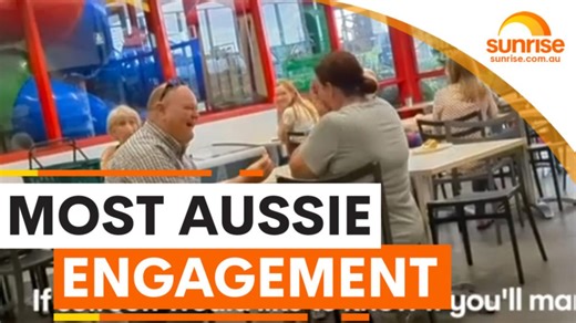 The most Aussie proposal imaginable