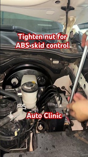ABS skid control installation #autoclinic #automobile #brakesystem #mechanic #automotive