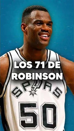 David Robinson Metió 71 puntos para ser el Máximo Anotador de la NBA