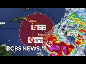 Tropical Storm Melissa intensifying as it approaches Jamaica