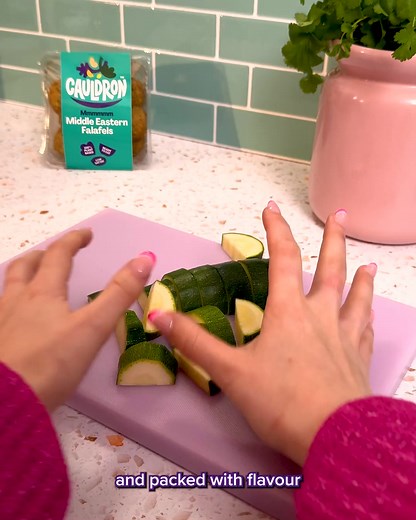 Packed full of flavour, this Cauldron Falafel Traybake Taco will be your new fave! | Cauldron Foods