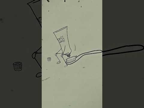 How to squeeze toothpaste correctly! #Animation[Topic]# #Popular Science #Animation[Topic]