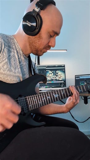 Playing the riff that won't leave my head #metalguitar #heavymusic