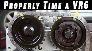 Timing chain failure is very common on the VR6 engine. Today we are going to install new timing chains, cam shafts, and intermediate shaft on a AAA VR6. You can use these tips to time almost any engine. Timing Chain kit ~ https://shopdap.com/store/make-model-year/volkswagen/gti/mk3-1994-1999-5/engine/timing-chain-set-for-vr6-aaa-engine.html Cams ~ http://www.tdnparts.com/products/Cam-Set.-Autotech-262.-VR6.html Become A CrewMember ~ https://goo.gl/D7eROI | Humble Mechanic