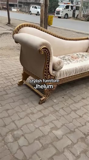 Stylish Chinyoti Sofa, Deewan, and Center Table for Sale