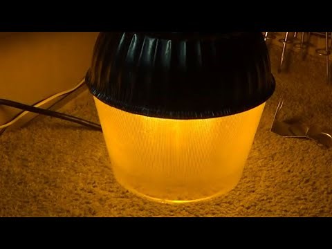 Woods L1730 70-Watt High Pressure Sodium Area Light | Unboxing and Initial Power On