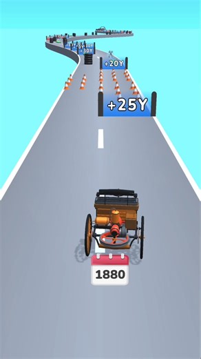 Car Evolution Race 🚗 | 1900 ➝ 2025 Speed Test