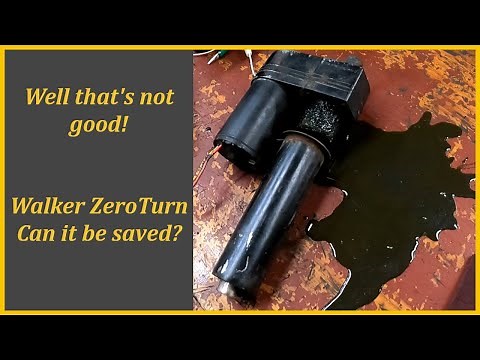 Walker Zero Turn Mower - Implement Mount Linear Actuator Repair