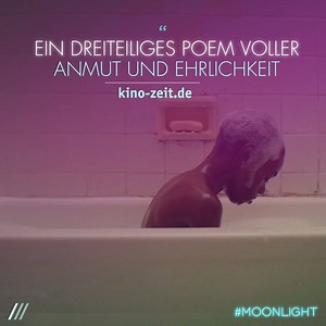 "Niemand hat diesen Film kommen sehen (...) doch die Geschichte, die sich hier entfaltet, ist so einzigartig wie universell relevant und wird zu jedem einzelnen Menschen sprechen" - kino-zeit.de│www.kino-zeit.de/filme/moonlight | Moonlight