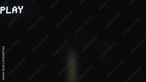 Classic VHS Play Screen with Retro Static Noise and Analog Video Glitches Vintage VCR Tape Overlay Effect for Old School 80s 90s Broadcast Distortion