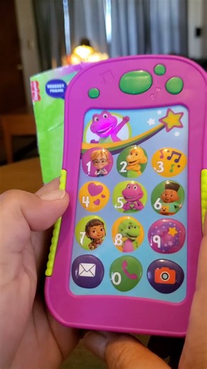 ASMR! TRY ME! BARNEY'S PHONE! AMAZING! #amazing #asmr #new #toys #short #viral #barney's