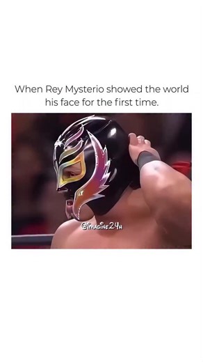 Imagination on Instagram: "Video-96 This video captures a monumental moment in professional wrestling history: the first time Rey Mysterio was forced to reveal his face to the world. A legendary luchador known for his high-flying style and iconic masks, Mysterio’s identity was deeply tied to his mask, a tradition in Mexican wrestling. The clip shows him reluctantly unmasking after a "Mask vs. Hair" match at WCW’s SuperBrawl IX in 1999, where he and Konnan lost to Kevin Nash and Scott Hall. The r