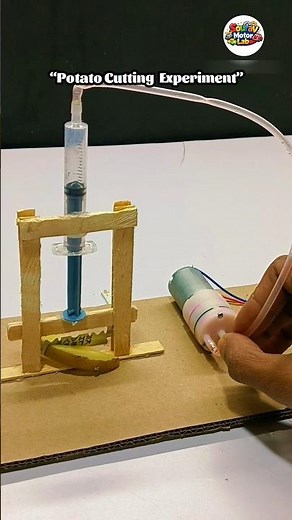 Hydraulic Press Experiment with Air Pump | Blade vs Potato 🔥