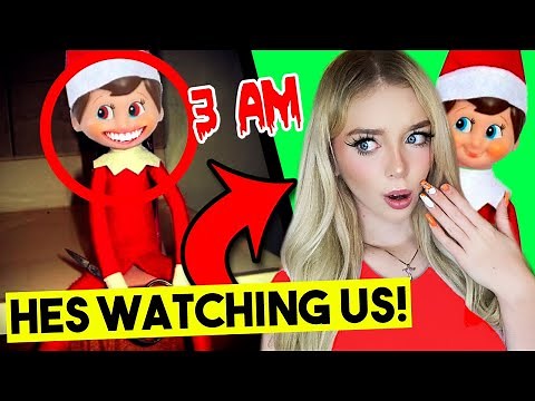 DO NOT PLAY WITH AN ELF ON THE SHELF AT 3AM... (*THEY ARE WATCHING YOU!*)