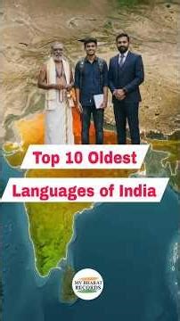 Exploring the Roots of Bharat: Top 10 Oldest Languages 🇮🇳🗣️ #Language #tamil #indiaculture #india