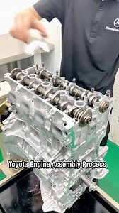 Toyota Engine Assembly Process #auto #mechanic #mechanicmike88 #automotive #toyota #engine | Mechanic Mike