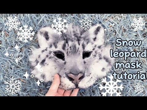 ❄️SNOW LEOPARD MASK TUTORIAL ❄️