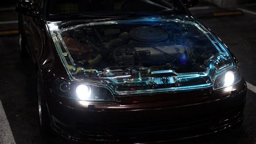 How a transparent epoxy hood for car is made