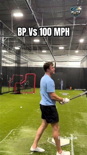 Could You Actually Hit A 100 MPH Fastball Here? 😳🔥 #shorts #baseball #mlb #hitting