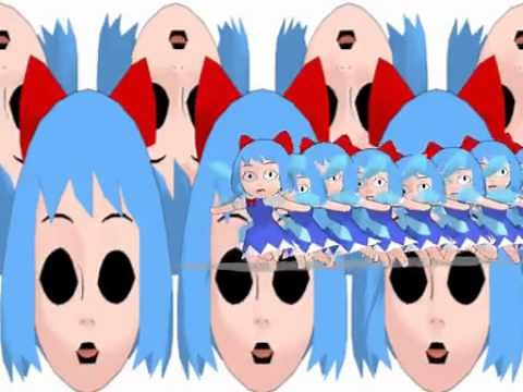 【MikuMikuDance】走るチルノ