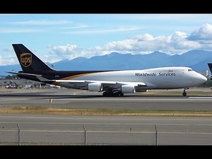 UPS 747-800 take off, ANC