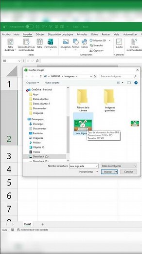 Tutorial for inserting an image into a cell in Excel #excel #yerrihz