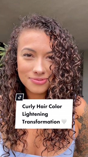 Curly Hair Color Lightening Transformation with Matrix Ambassador