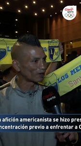 ¡MENSAJE IMPORTANTE!🦅 El 'Perro rabioso', aficionado del Club América, mandó un contundente mensaje de parte de los azulcremas al equipo que mañana buscará el pase a la final😎 #JugandoClaro | Claro Sports