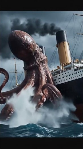 A Giant Octopus Attacks the Titanic! #animation
