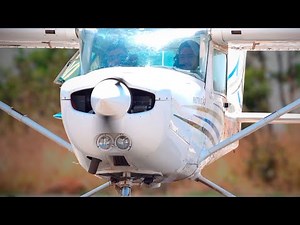 Cessna 152 Engine Start, Takeoff and Landing!