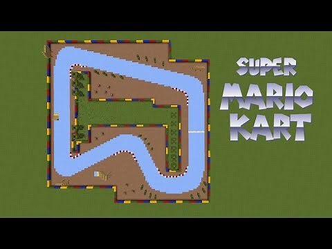Super Mario Kart in Minecraft