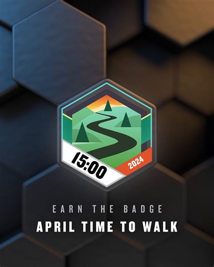 27K views · 153 reactions | How looooong can you go? Don't worry about distance traveled with this #GarminConnect challenge — just record 15 total hours of walking activities before April 30 to add this badge to your collection. ⌚️ https://connect.garmin.com/ | Garmin | Facebook